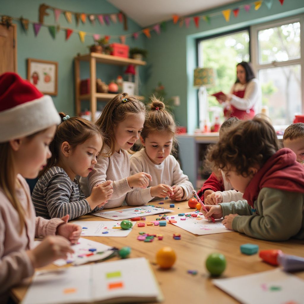 Holiday program activities for children