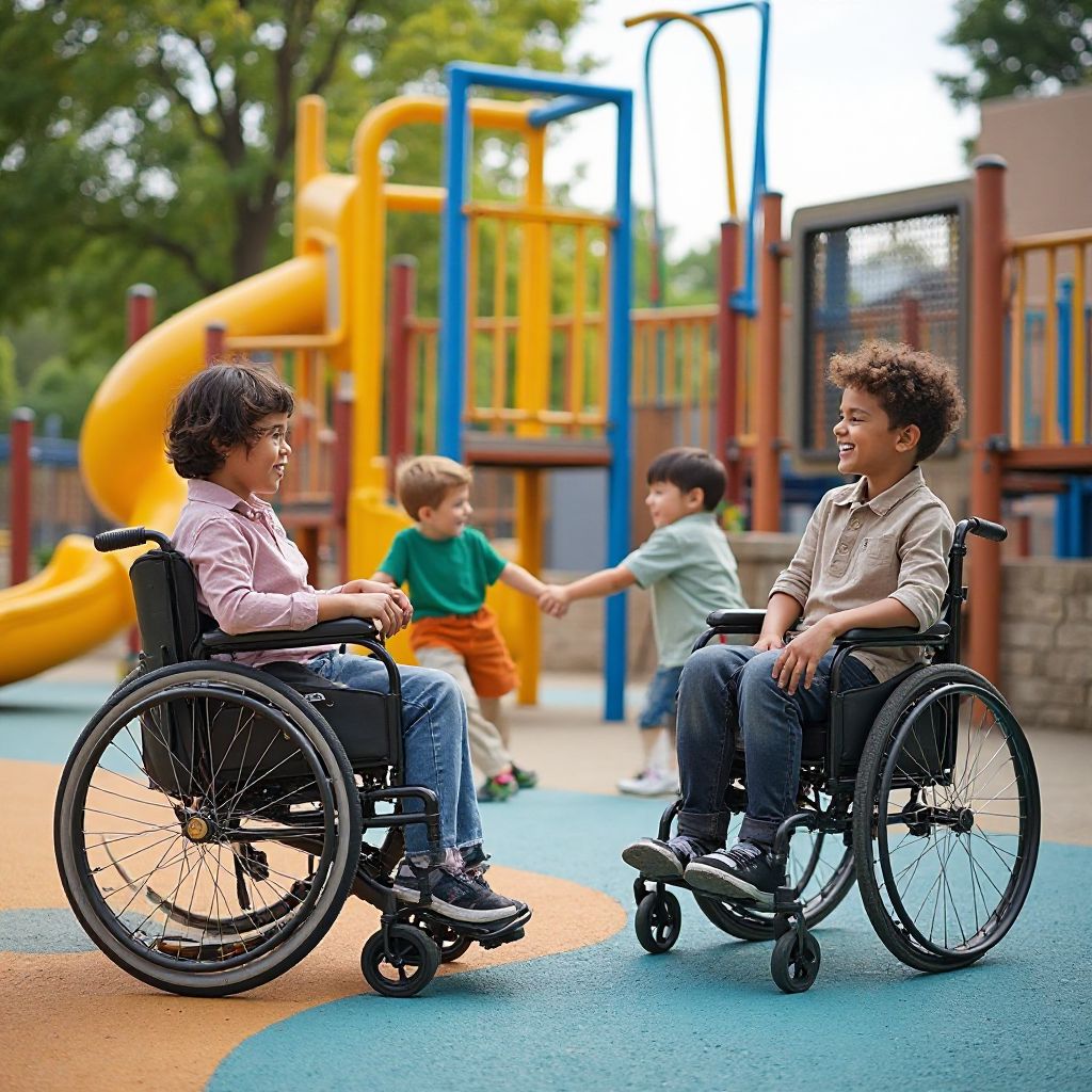 Inclusive play spaces for all children