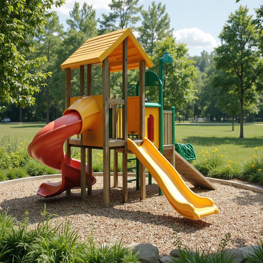 Eco-friendly play materials and equipment